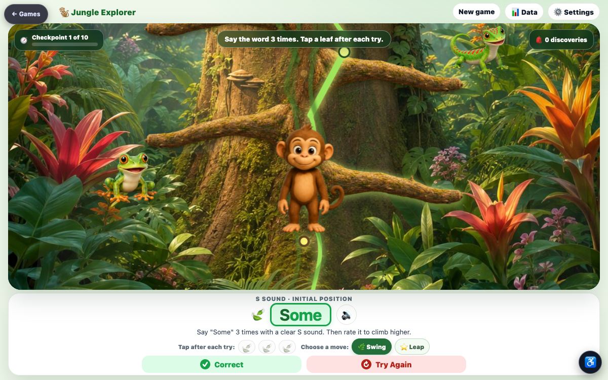 Jungle Explorer — screenshot