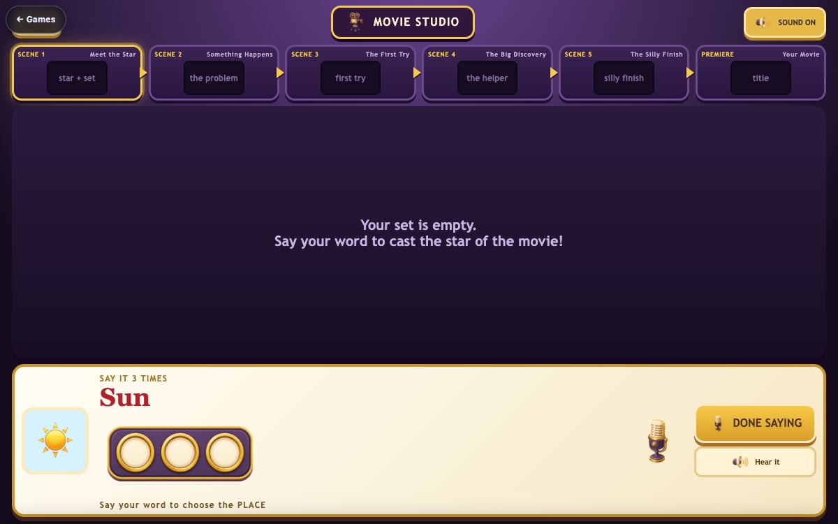 Movie Studio — screenshot