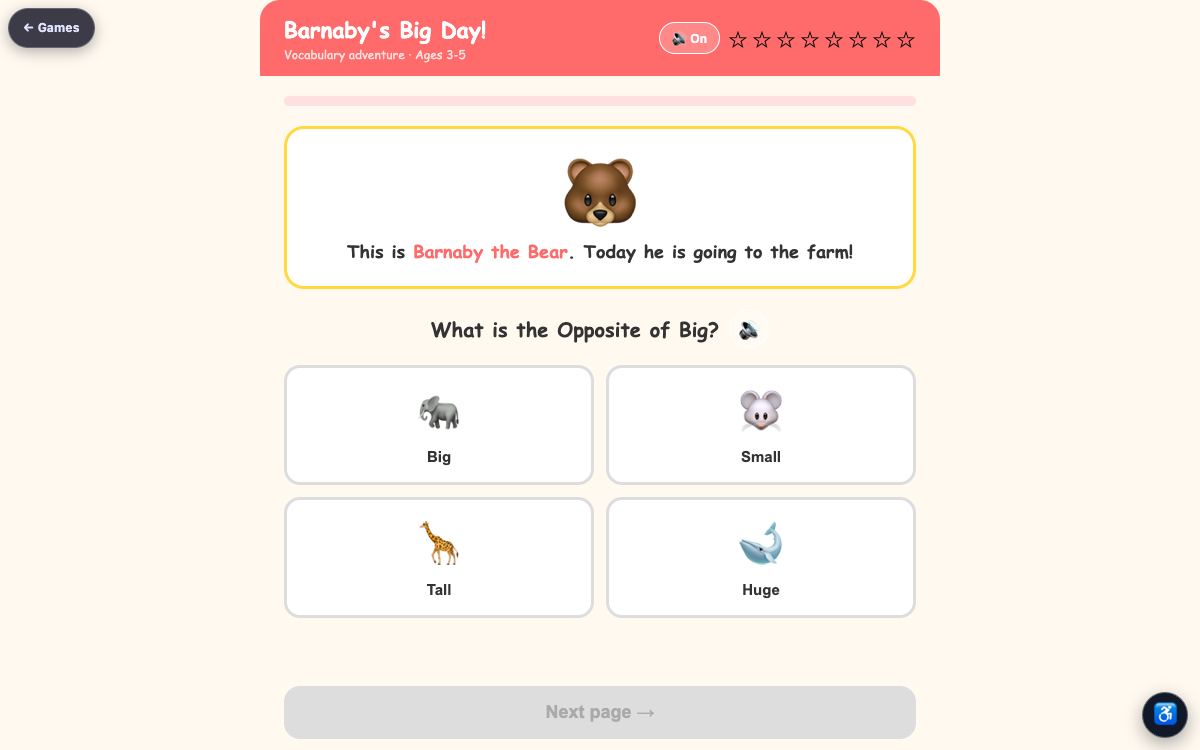 Barnaby's Big Day — screenshot