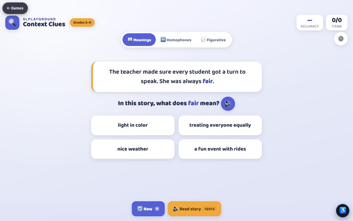 Context Clues — screenshot