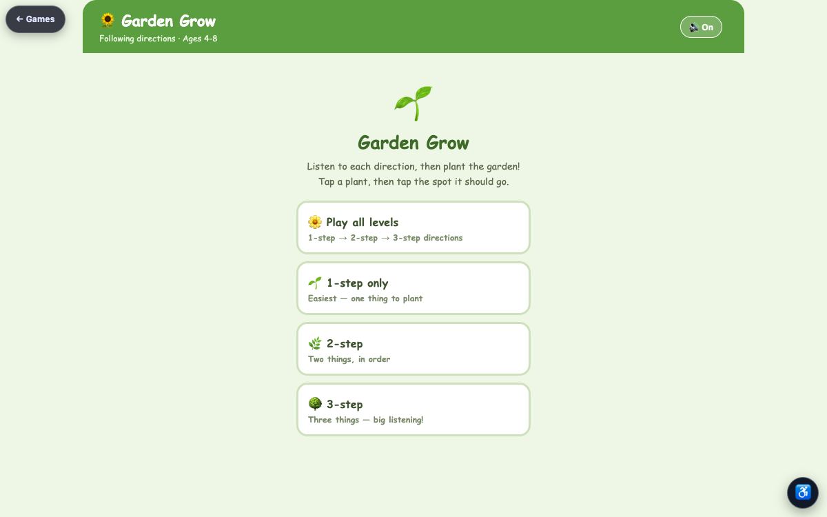 Garden Grow — screenshot