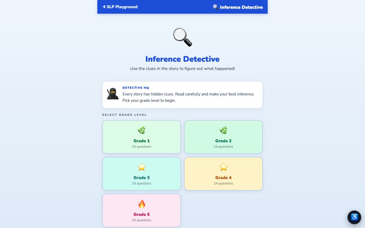 Inference Detective — screenshot