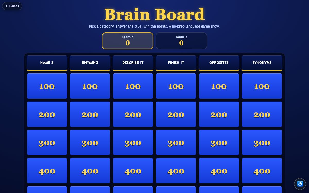 Brain Board — screenshot