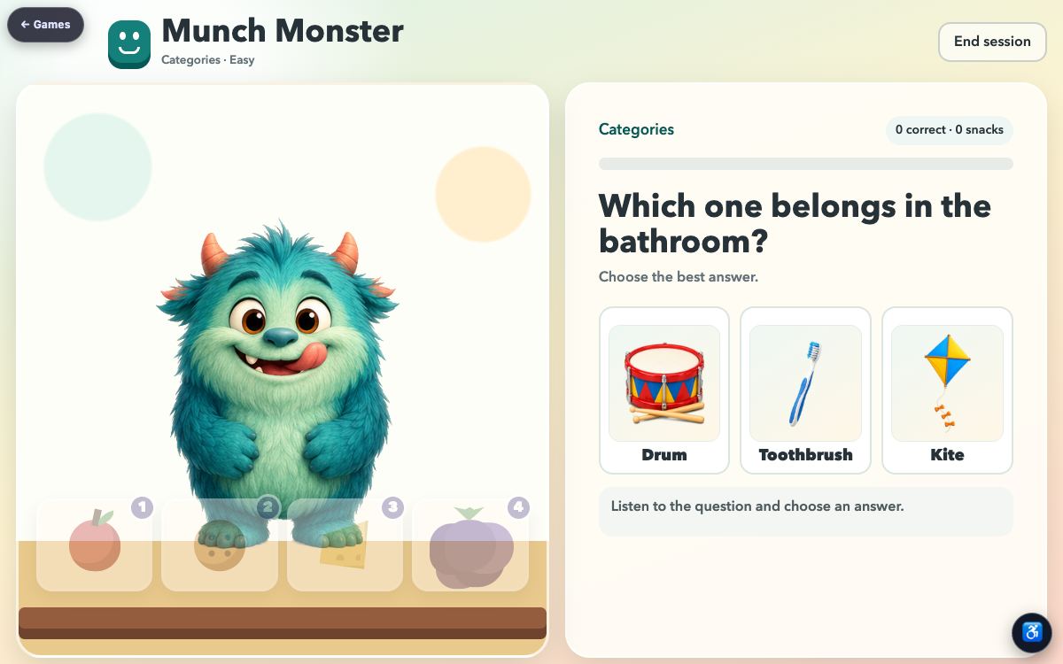 Munch Monster — screenshot