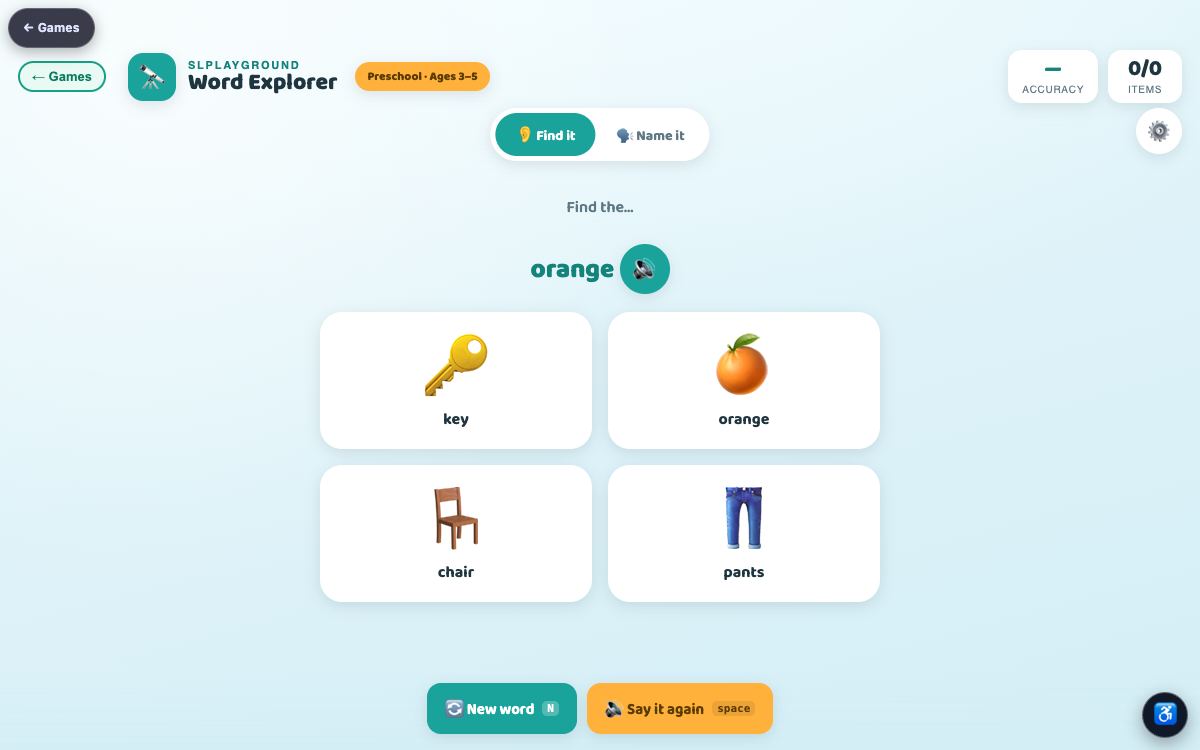 Word Explorer — Preschool — screenshot