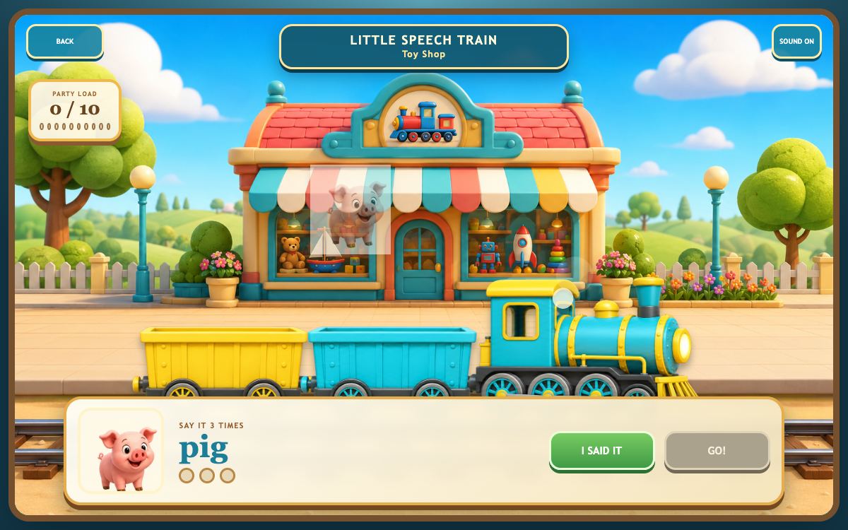 Little Speech Train — screenshot